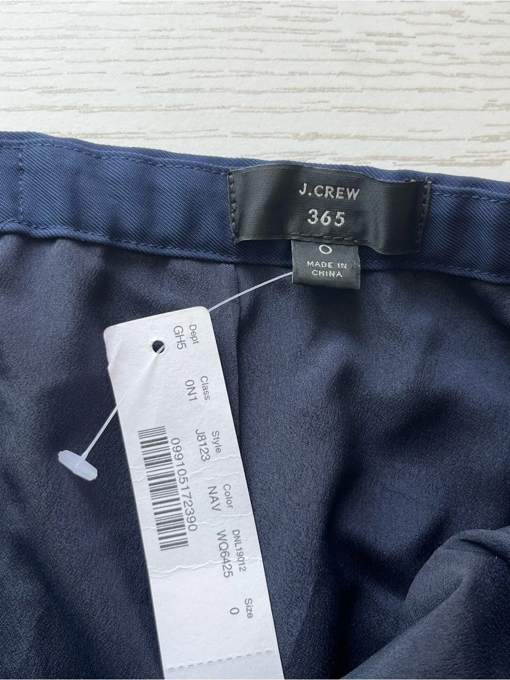 J. Crew Asymmetrical Pencil Skirt Japanese Weave Size 0 NEW Workwear Office